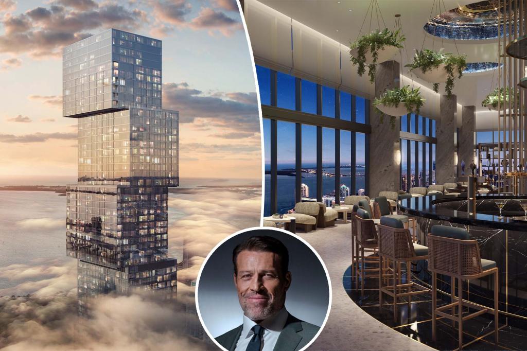 Exclusive | Life coach Tony Robbins in contract to buy penthouse in tallest residential building south of NYC