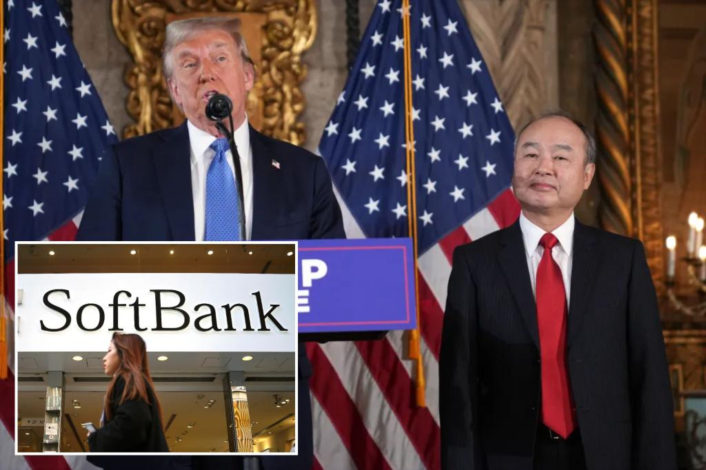 Trump, SoftBank CEO Masayoshi Son unveil $100 billion investment in AI to create 100,000 US jobs