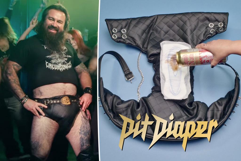 $75 'Perfect' diaper lets concert-goers pee themselves in mosh pits: 'Innovative new solution'