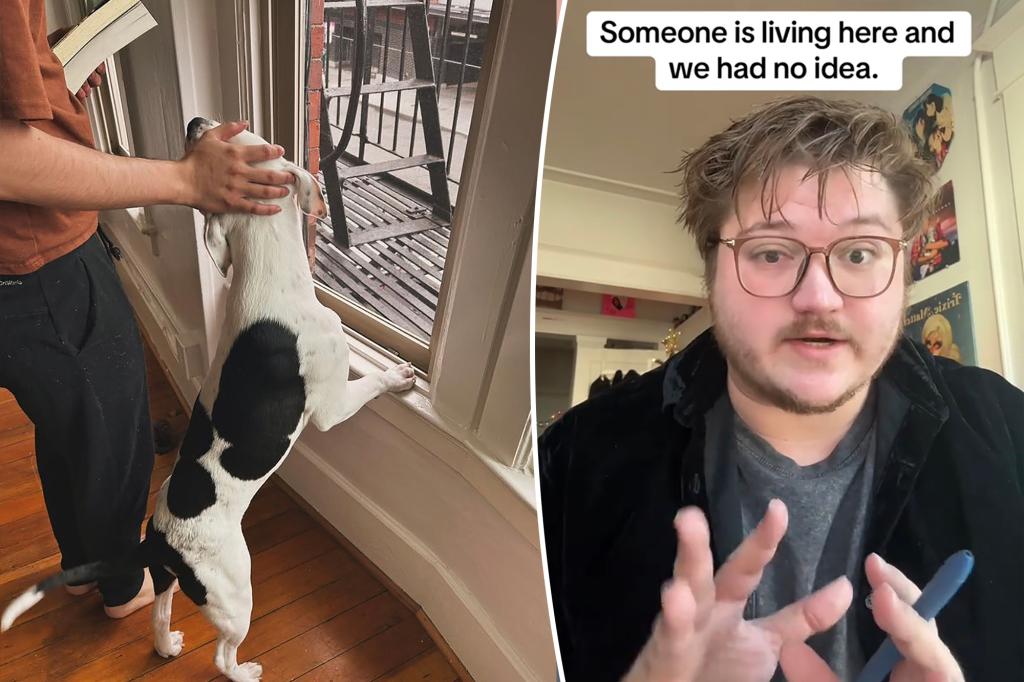 Portland tenant horrified to discover strange man sitting in his apartment building for weeks