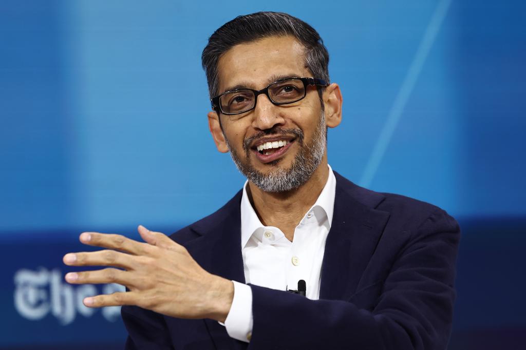 Google CEO Sundar Pichai says the search giant has cut management roles by 10% in a drive for efficiency