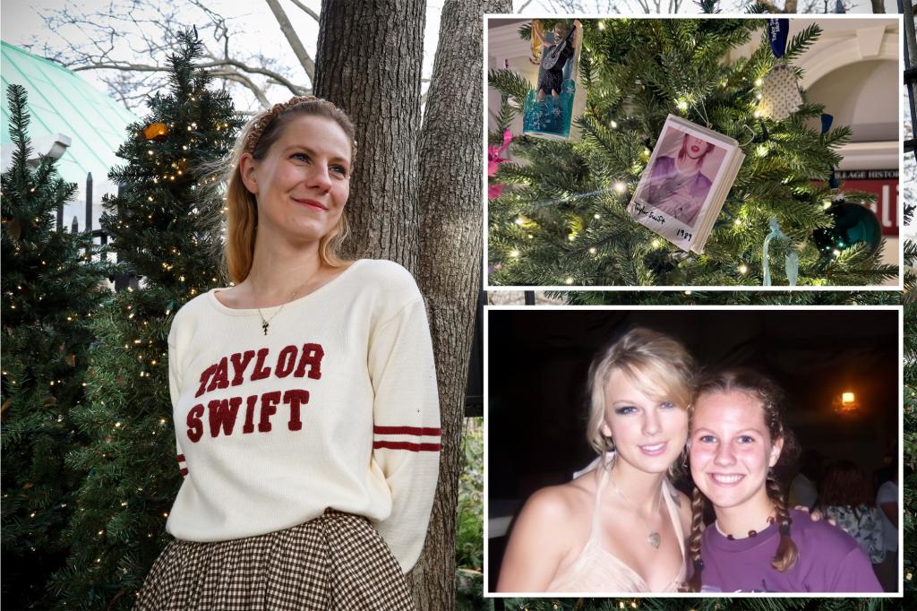 Exclusive | Merry Christmas! The superfan decorated her tree with 103 Taylor Swift ornaments