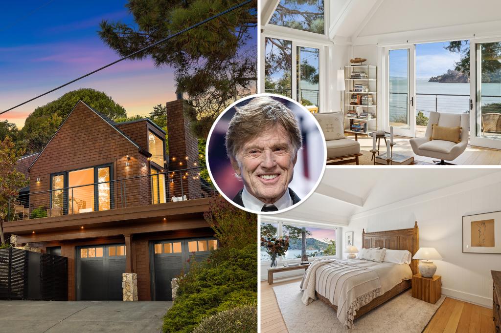 Robert Redford has sold his California home above asking price - after less than a month of selling