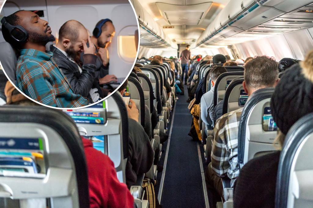 The loudest seats on a plane - and the quietest - have been revealed