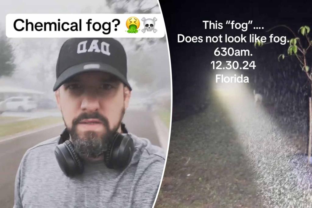 Americans alarmed by 'chemical fog' spreading across US: Phenomenon sparks bioweapons conspiracy theories after drone sightings