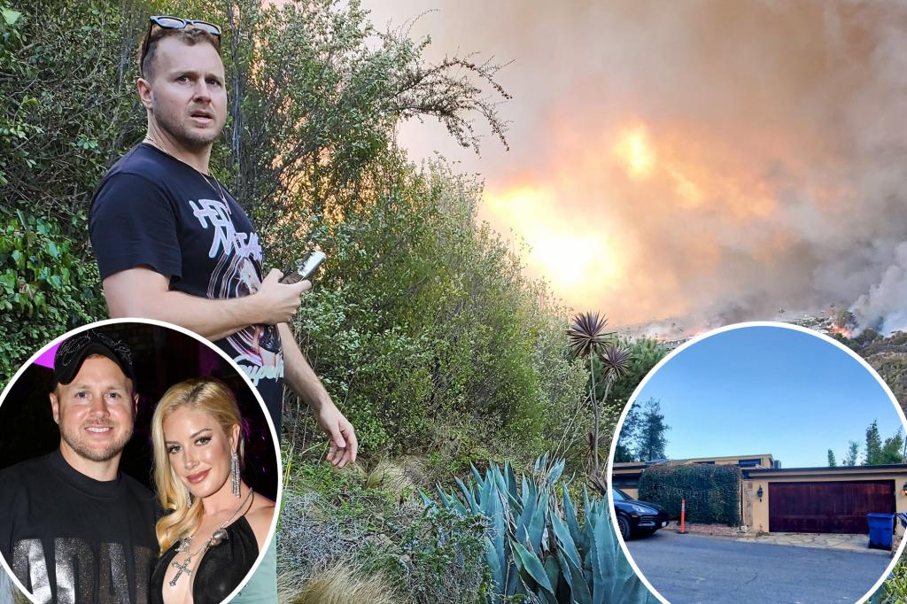 Spencer Pratt and Heidi Montag's home burns in devastating Los Angeles fire: report