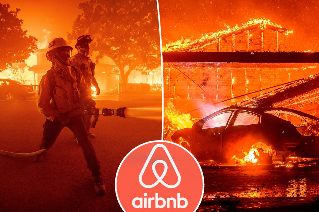 Airbnb user fumes after company refuses to cancel booking amid raging Palisades wildfires