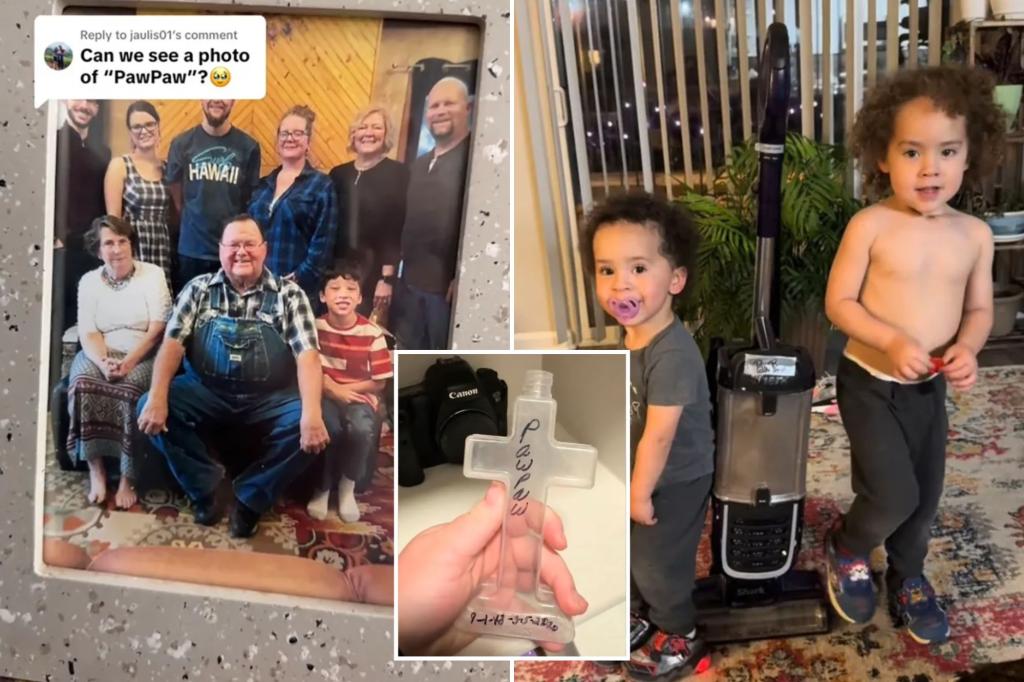 Toddlers played with dead grandpa's ashes - and may have eaten them, shocked mum says: 'Boys got PawPaw!'