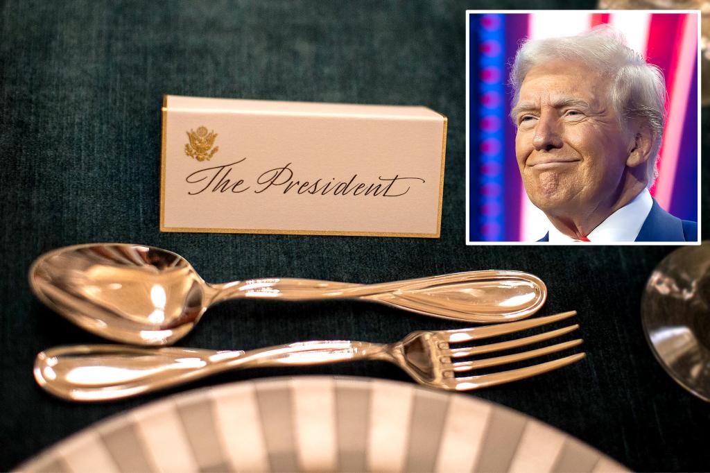 What's on the menu for Donald Trump's inaugural lunch?