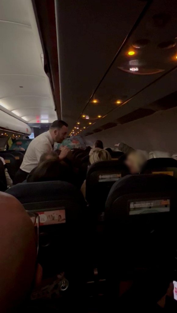 A woman who causes disruption on a flight from Belfast City to Manchester by verbally abusing other passengers