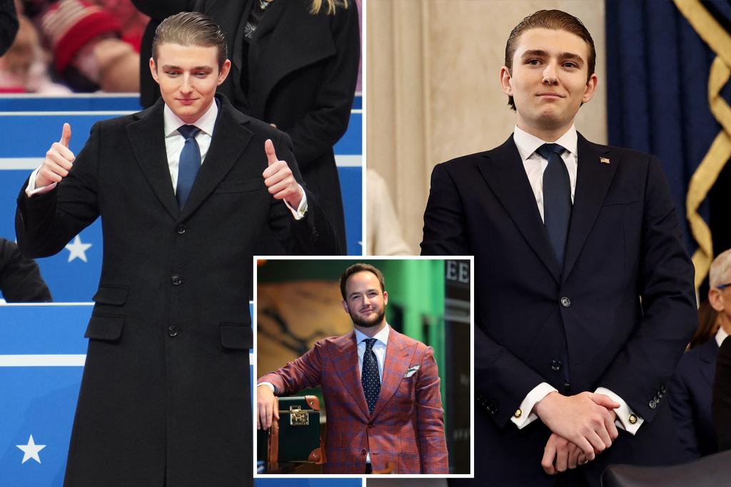 Barron Trump's tailor reveals what first son, 18, is like behind closed doors: 'He's just adorable'