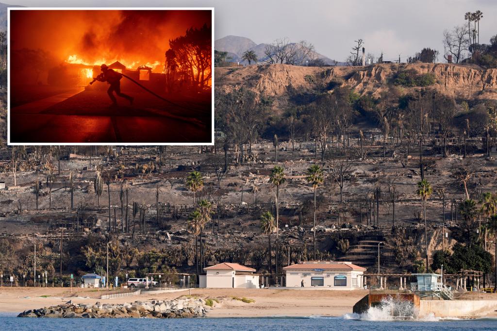 Wild fires have put over $ 40b of real estate value at risk