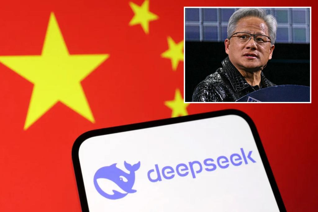 Nvidia shares fall 12% after Chinese AI startup DeepSeek sparks panic selling on Wall Street