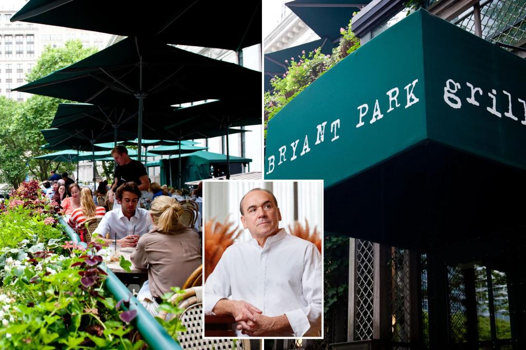 NYC Moinstay Bryant Park Grill loses offer to renovate the restaurant for rent-for the most beloved by Jean-Georges vongerichten