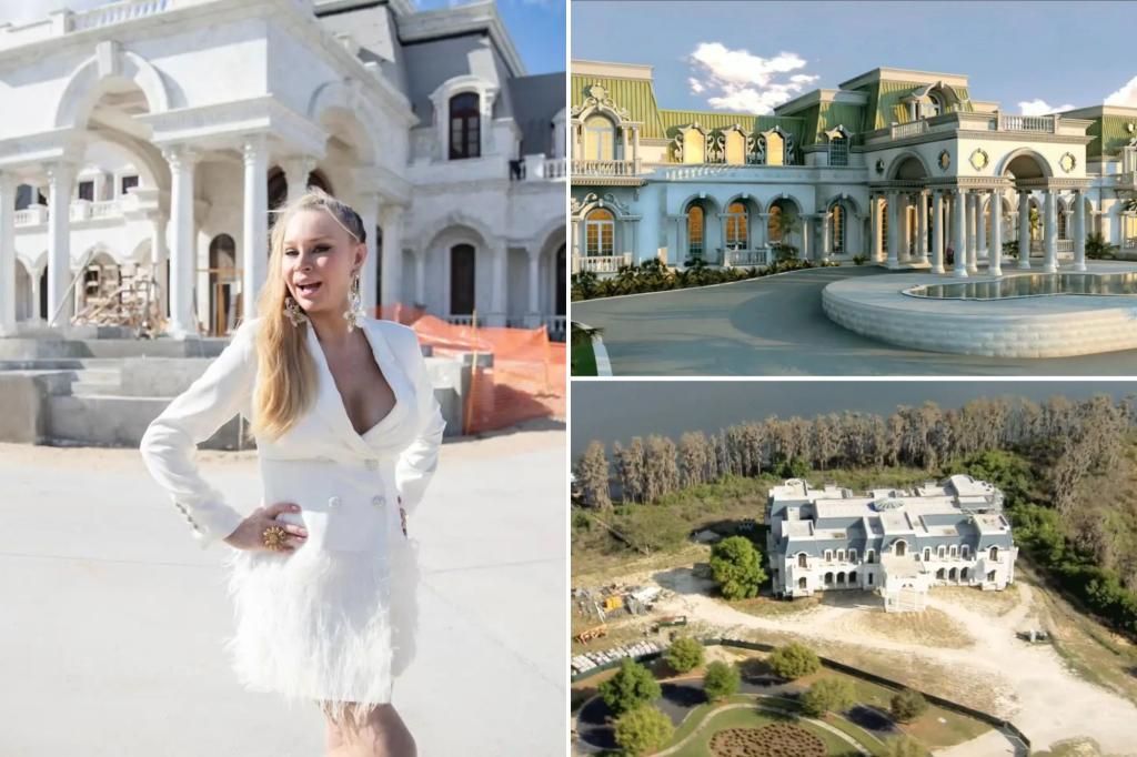 'Queen of Versailles' shows progress within her 90,000 square megamans-after 21 years of construction