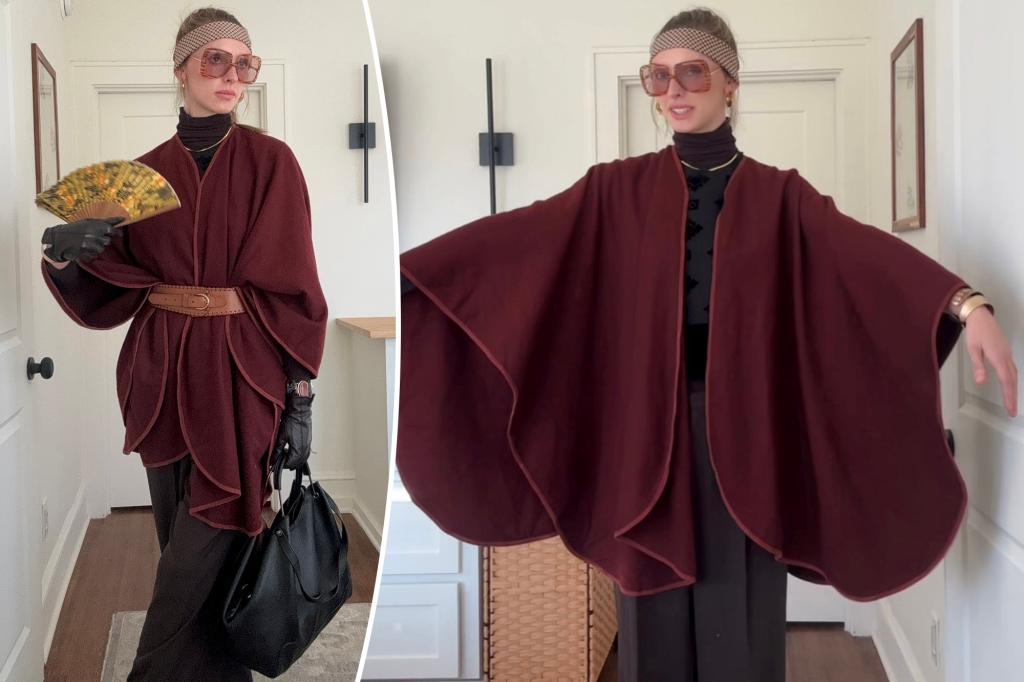 I Bought a $5.5K Cashmere Cape for Just $7.99 - Inside My Secret Hack That Saves $15K a Year on Designer Clothes