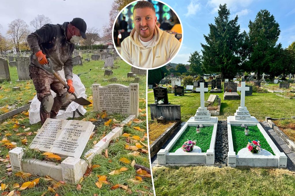 I clean the graves as a sidehill - this gave me enough money to buy my first home