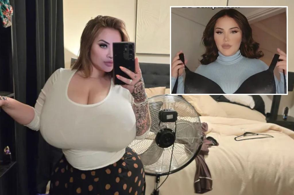 My P-cup breasts won't stop growing because of the rare condition - and it costs me $170 to buy a bra