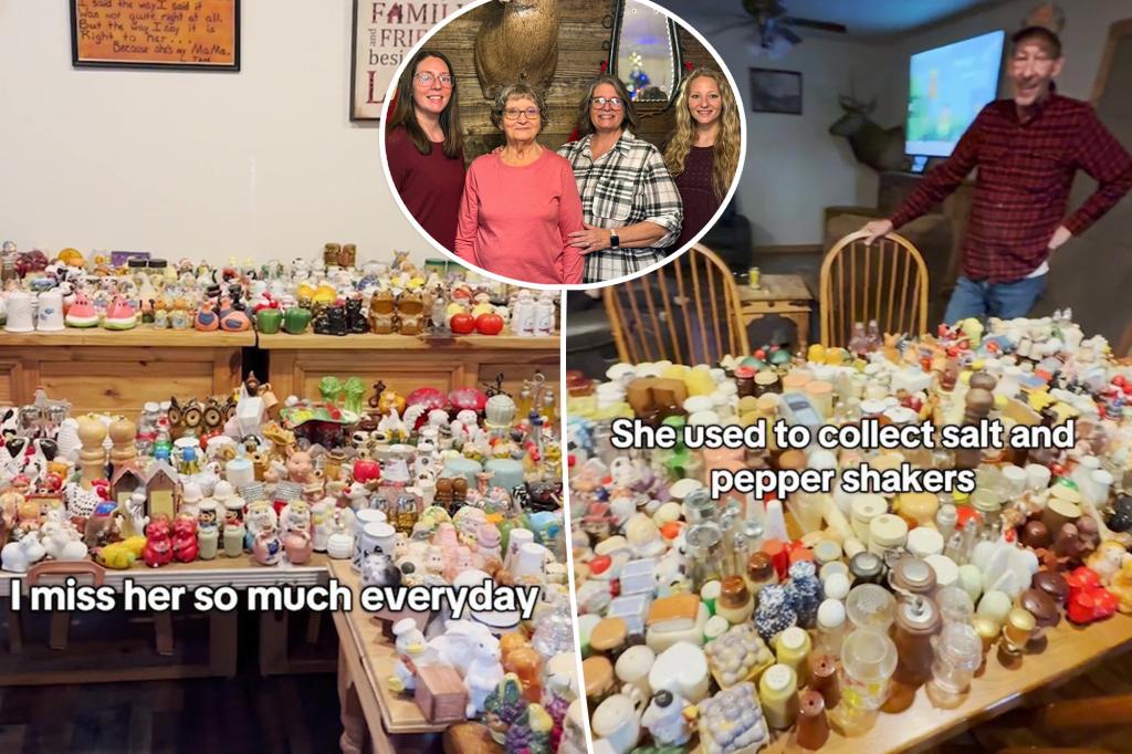 Woman's 'mind' about late grandmother's salt and pepper collection - more than 1,000 pieces