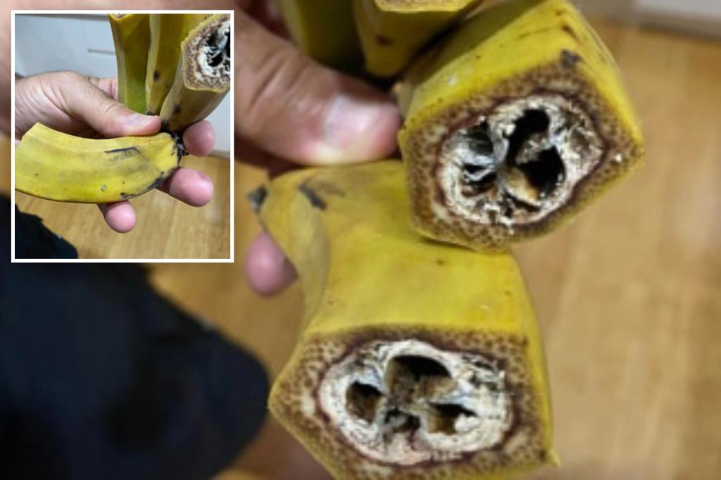 Mom 'traumatized' by the hated discovery inside banana with normal view