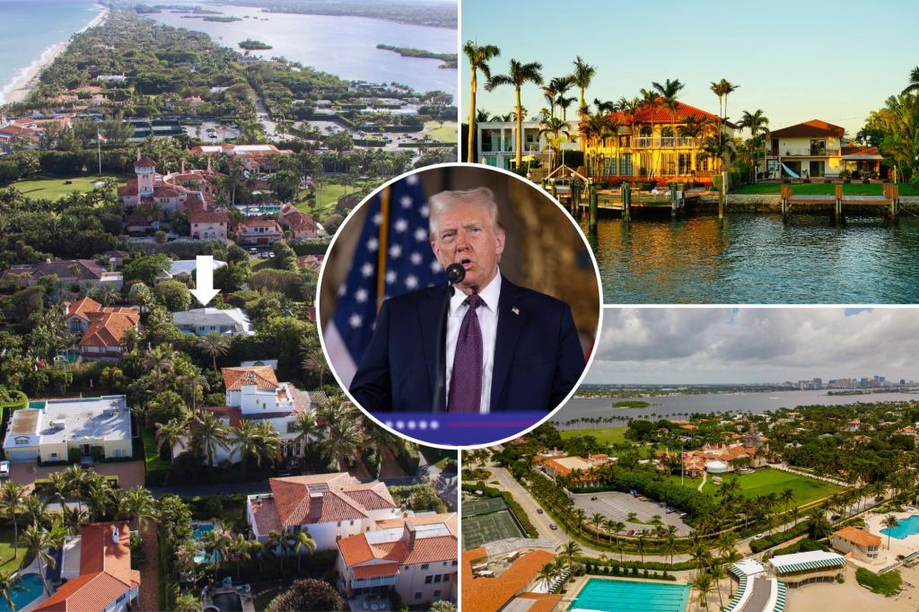 Palm Beach's luxurious housing market blooms while Miami fights after the Trump election victory