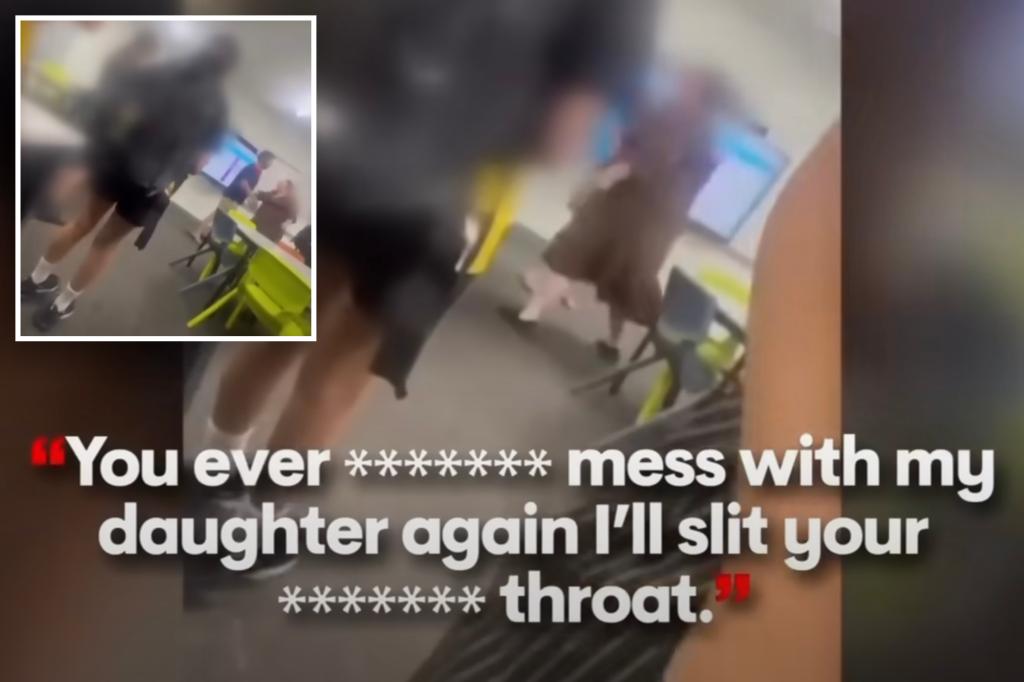 Mom stays in the class task in viral confrontation, make shocking revelation: 'I will slip your throat'