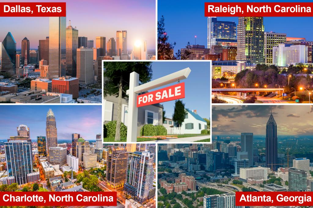 People are gathering in these 4 desirable cities while the sale prices of homeowners grow