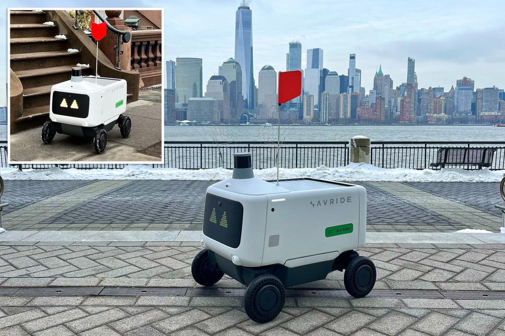 Uber begins the Robot Food delivery service in Jersey City