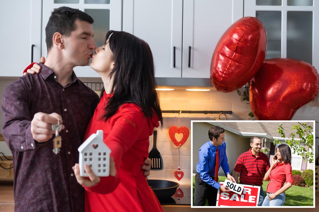 Valentine's Day gets pairs in the mood to buy home, reveal real estate experts