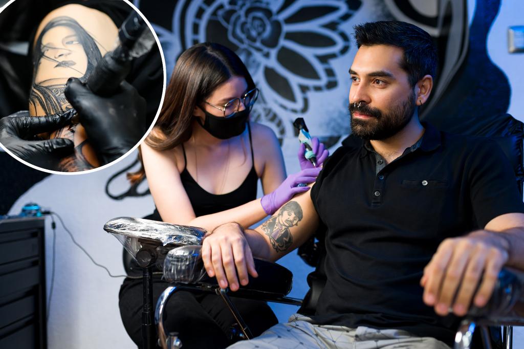 How much paint really rests on your body when you tattoo: study