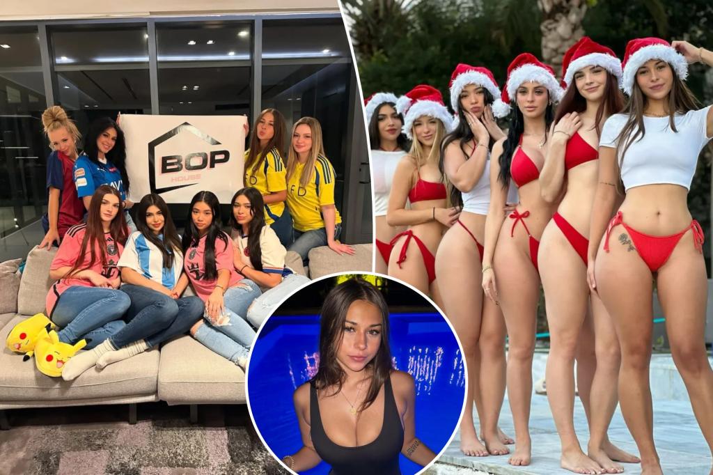 'Mansion Playboy i Gen Z': Meet the 8 members of 'Bop House' by becoming millions a month by filming NSFW content