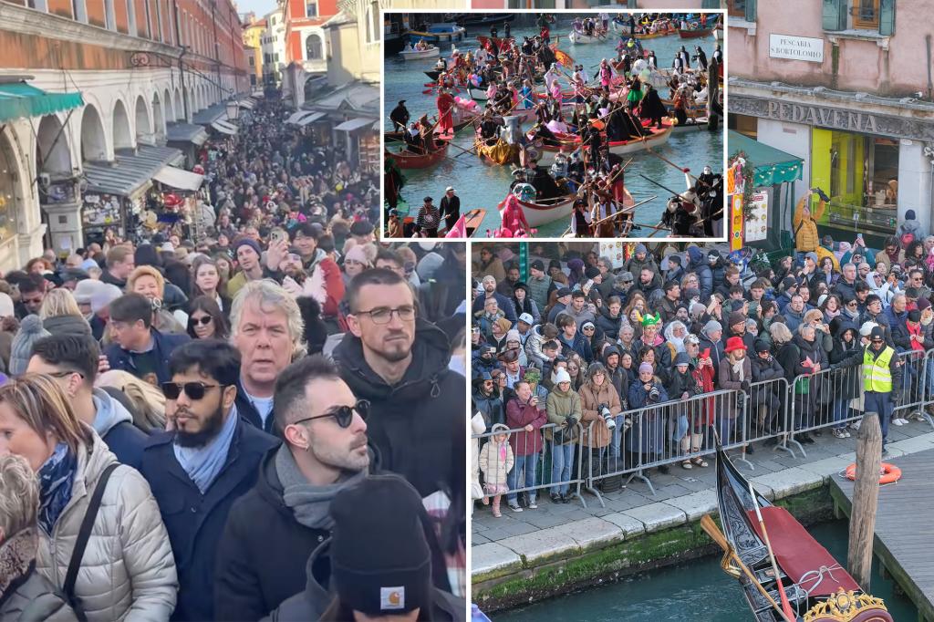 Thousands of tourists squeeze the roads of Venice ahead of the controversial entry tariff: 'Fight for survival'