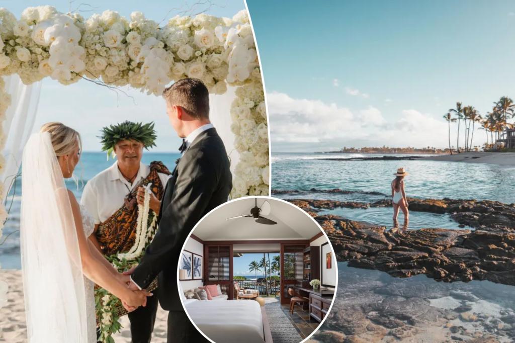 Say 'I do' (if 'Aloha' doesn't cover it) on the big island of Hava