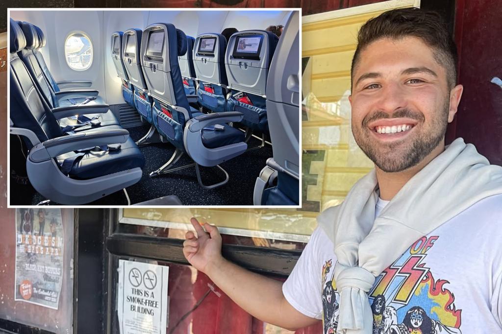 The passenger of the plane applauded for epic return after the woman stole the place of his window