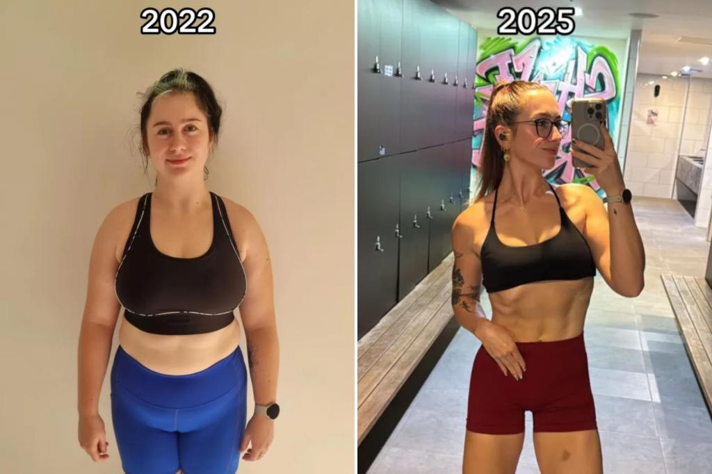 The woman who struggles with years of cheating the yo-yo diet that makes her transformation of her permanent body