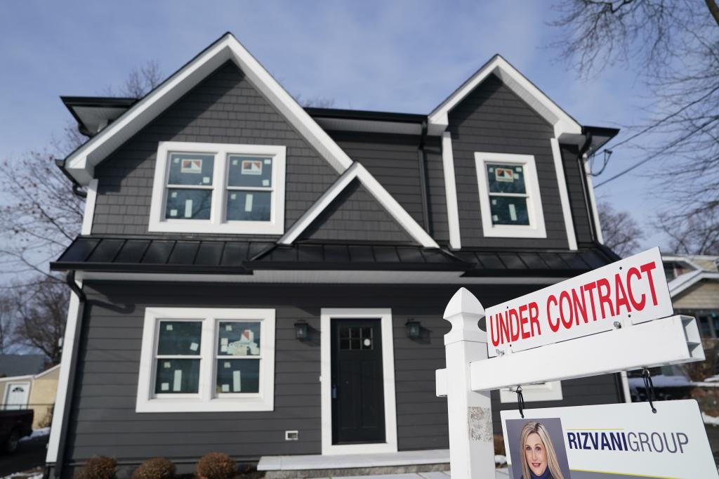 The housing market was downward as January home sales fall more than expected