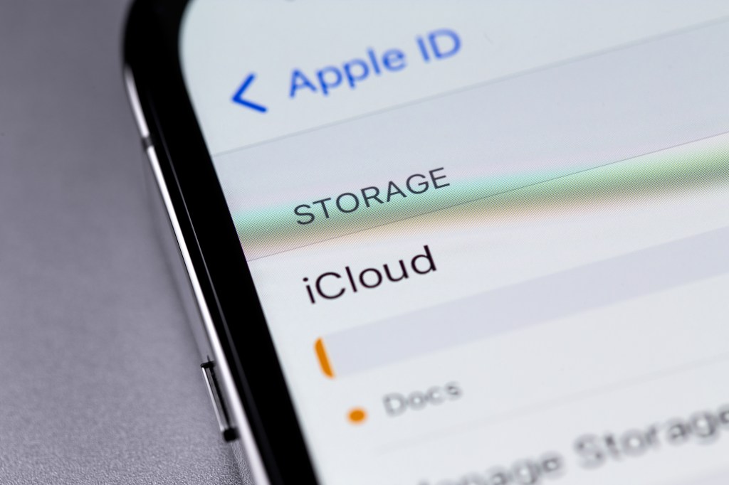 ICloud storage hour