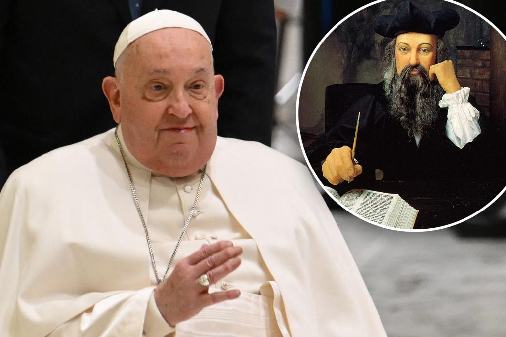 Nostradamus made a startling prediction about the death and successor of Pope Francis