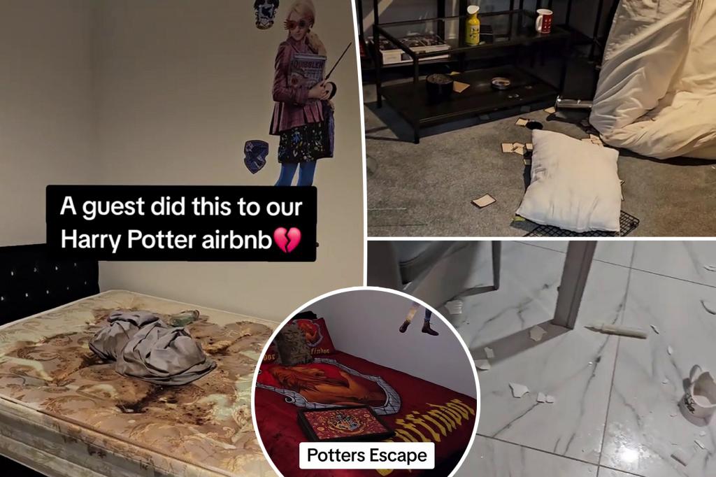 Harry potter Airbnb owners 'traumatized' after they found $ 6k $ in damage: 'We never thought that could happen'