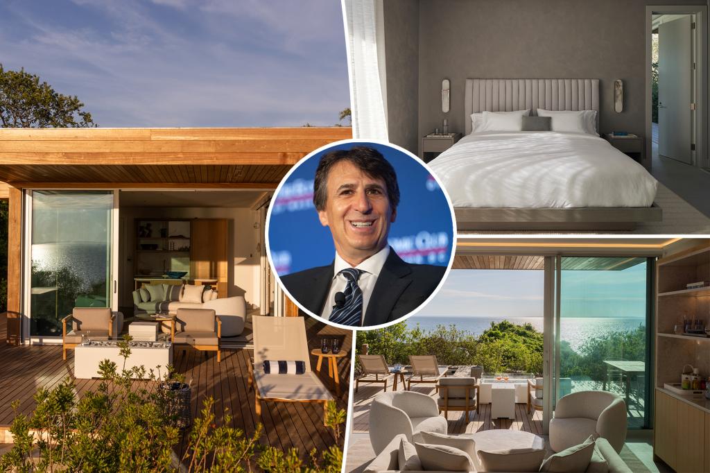 Exclusive | Inside the sun's sunny villas of billionaire Marc Rowan in Montauk - where attitudes can last about $ 2,000 at night