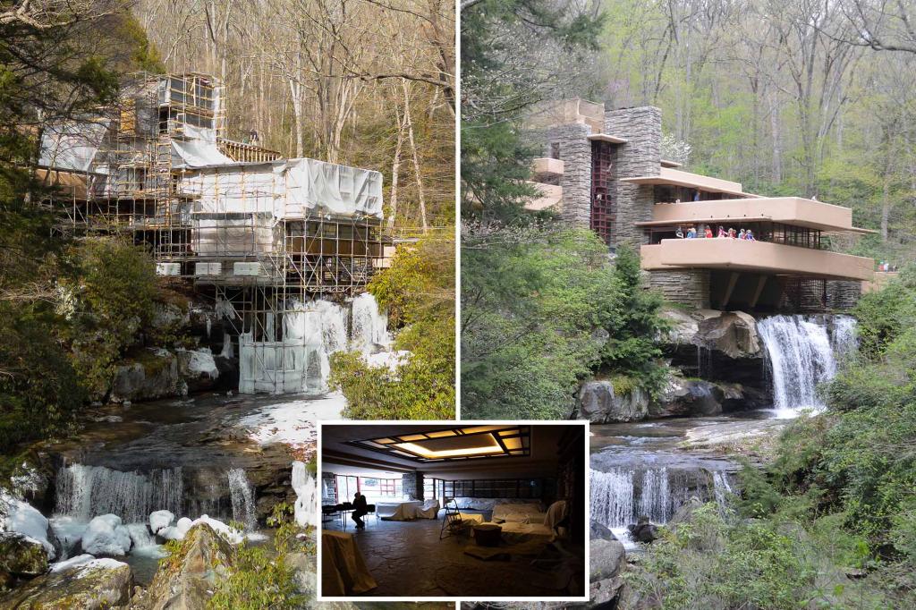 The famous Frank Lloyd Wright's firmwater has a problem - with falling water