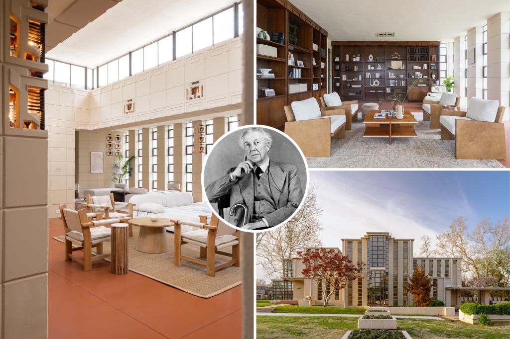 One of Frank Lloyd Wright's biggest private homes can be yours - and is a stunker available for less