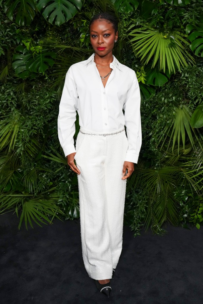 Danielle Deadwyler arrives at the 16th Annual Oscar Dinner of Chanel on Saturday, March 1, 2025, at the Beverly Hills Hotel in Beverly Hills