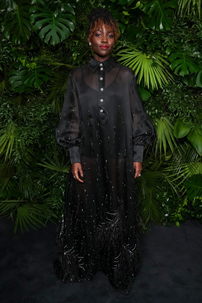 Lupita Nyong'o arrives at the 16th annual chanel pricing Saturday, March 1, 2025, at Beverly Hills Hotel in Beverly Hills