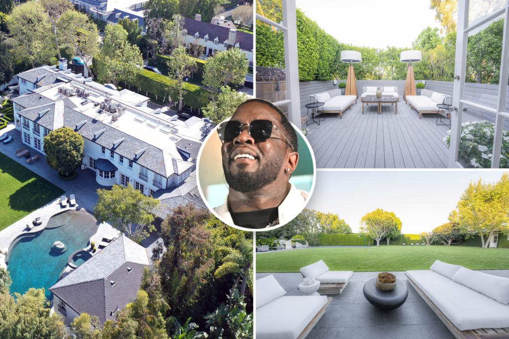 Now in a stop center in NYC, the sean 'diddy' combs' beverly hills resion has been removed from the market