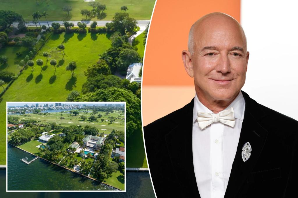 Jeff Bezos neighbor reduces $ 50m from the Florida billionaire's bunker list ' - and is an empty part