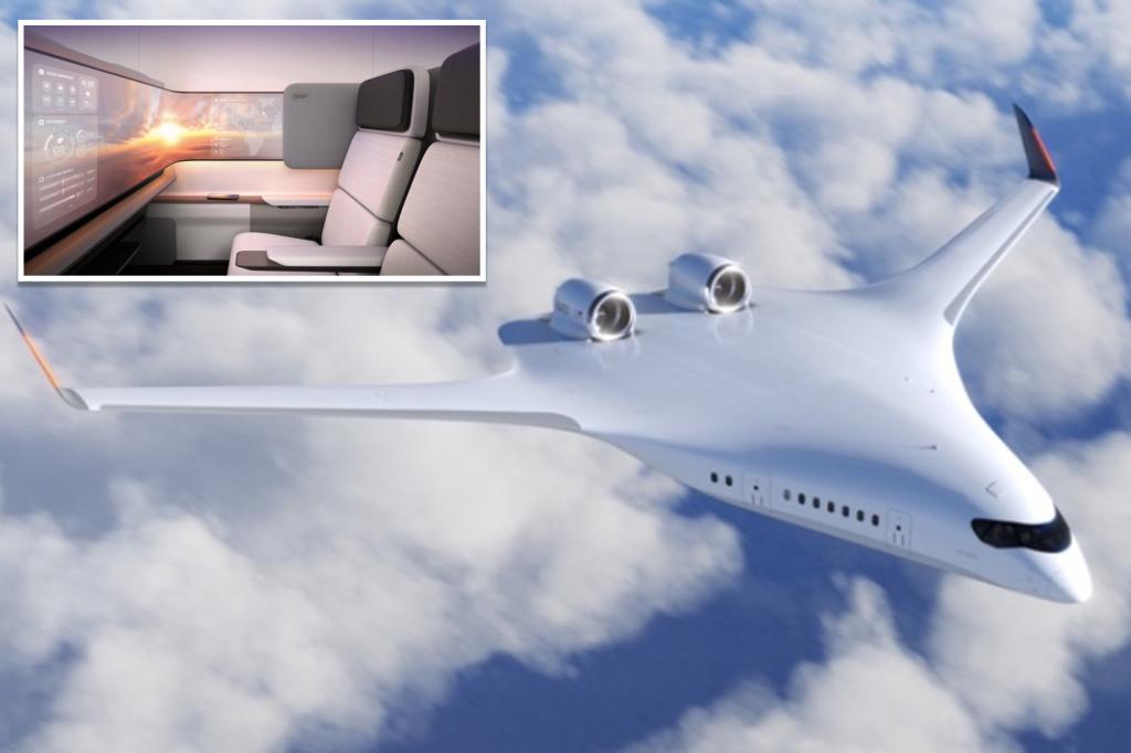 Delta Air Lines The first actions first look at the future of air travel with new plane design