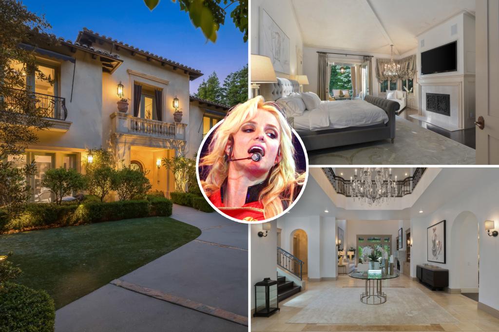 Beverly Hills's house where Britney Spears live after its divorce by Kevin Federline has listed for $ 7.7 million