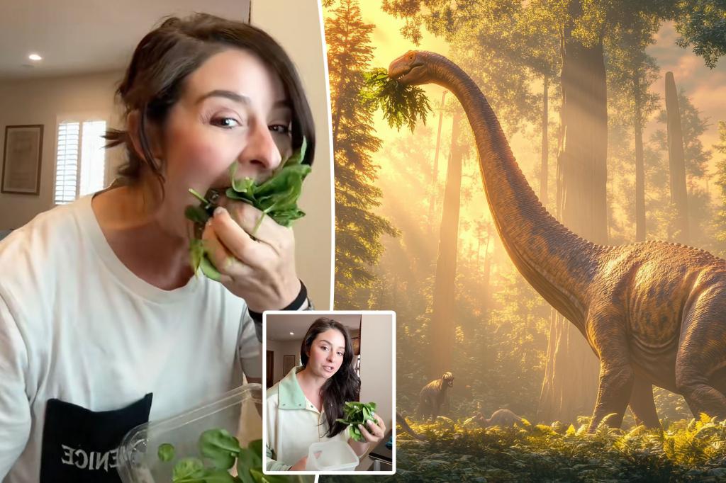 My lazy dinosaur's hack 'makes me eat more vegetables - it's less less than salads