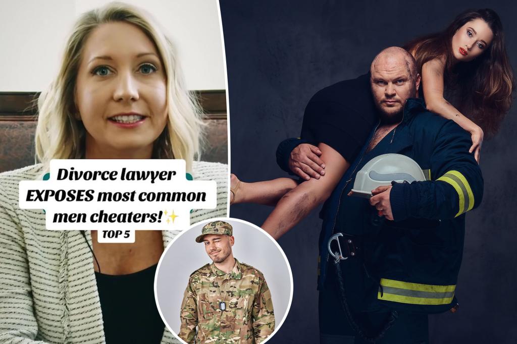 Divorce's lawyer reveals which professionals are most likely to cheat their spouse